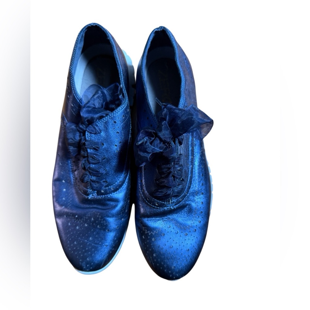 Zero Grand Blue shimmer shoes 8B - Picture 2 of 6